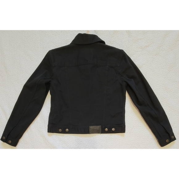 Lauren Ralph Lauren Black Jean Jacket. - Picture 2 of 7